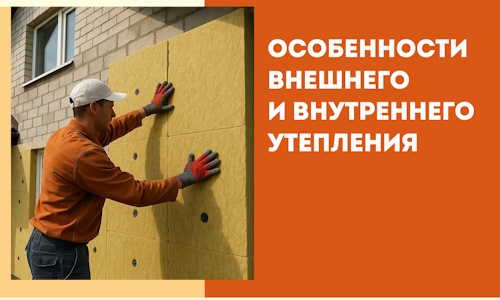 Какие особенности внешнего и внутреннего утепления в Губахе