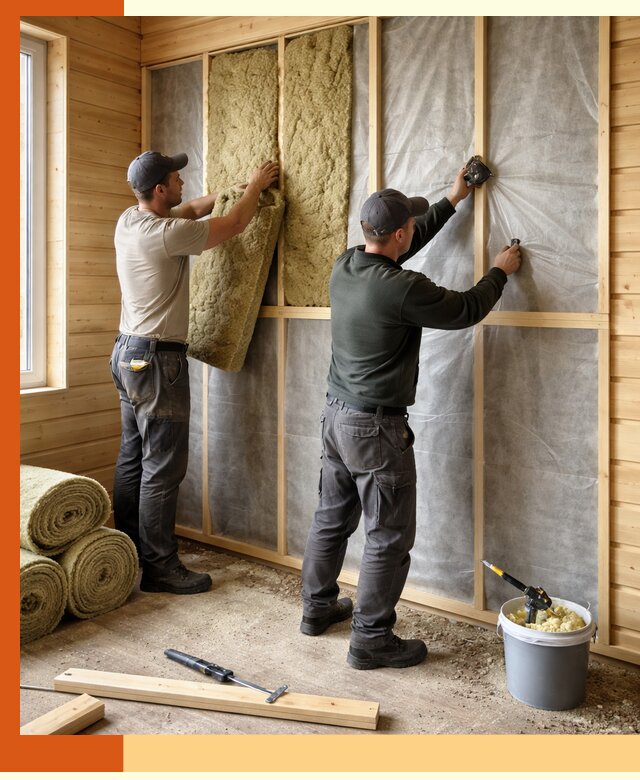 Утепление дома из минибруса в Губахе: комплексные теплоизоляционные работы