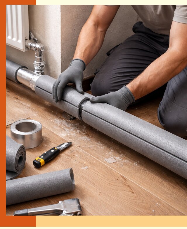 Утепление труб отопления в Губахе: теплоизоляция и защита сети